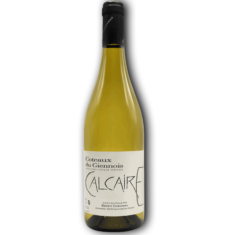 Bottle of Domaine Chauveau Coteaux du Giennois Calcaire Sauvignon Blanc white wine from Loire Valley, France