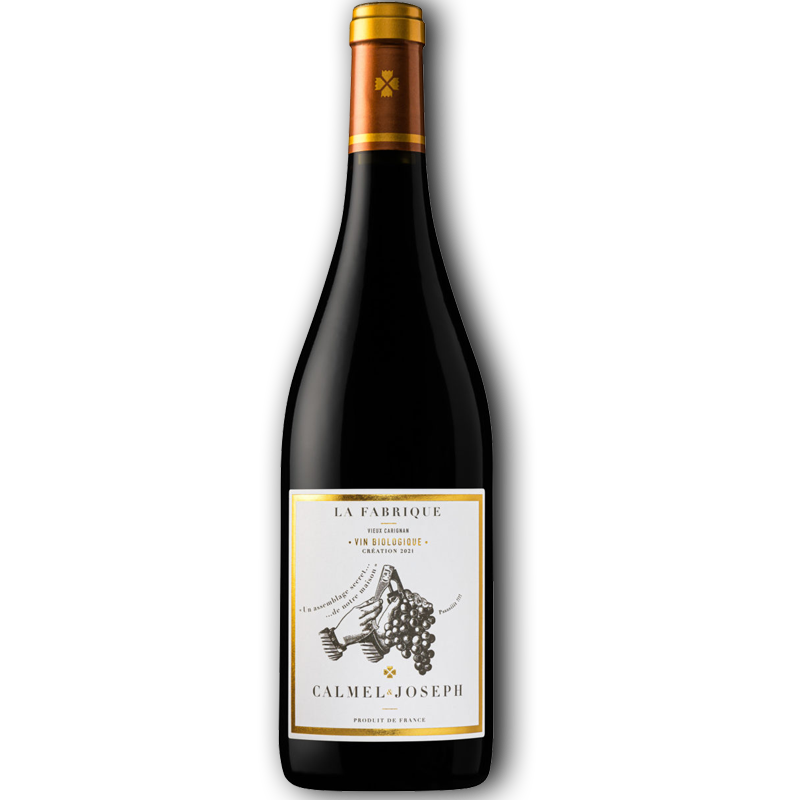 Bottle of Calmel & Joseph La Fabrique Vieux Carignan red wine from Languedoc, France
